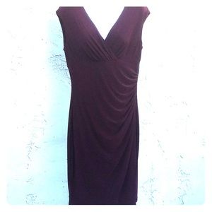 Lauren Ralph Lauren cap sleeve paneled dress